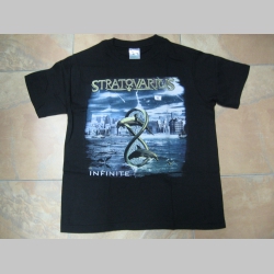 Stratovarius čierne pánske tričko 100%bavlna